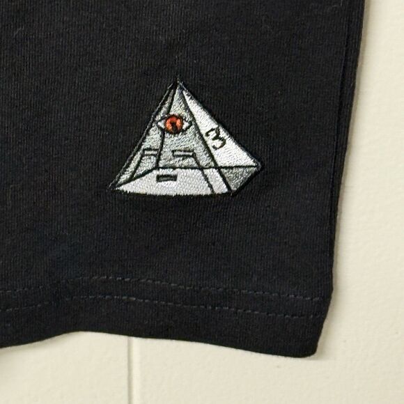 Third Party Brand Embroidered Logo Blank T Shirt Black Men 2Xl NWOT - Picture 5 of 9